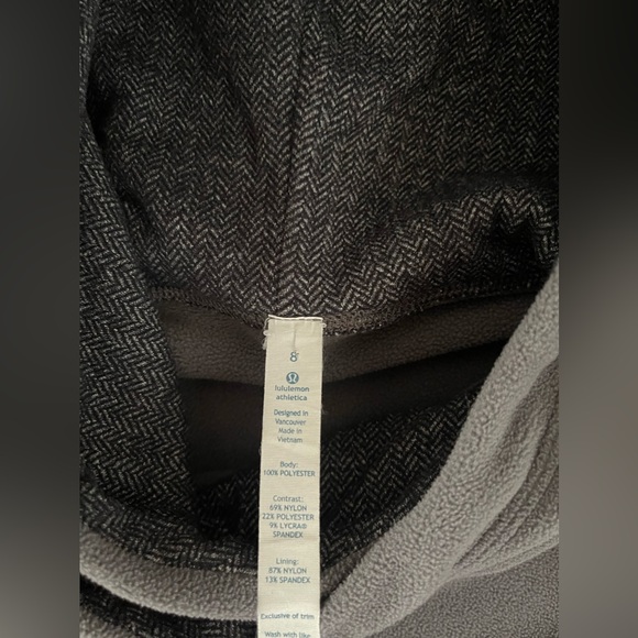 Lululemon Runaway Fleece In Soot Light/Heathered Medium Gray Size 8 - Picture 10 of 15